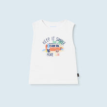 Load image into Gallery viewer, Mayoral Toddler Boy Graphic Sleeveless Tshirt
