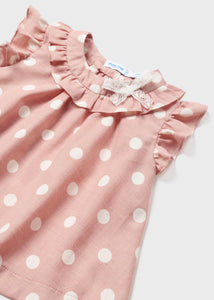 Mayoral Toddler Girl Short & Top Polka Dot Set