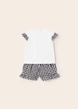 Load image into Gallery viewer, Mayoral Toddler Girl Plaid Short &amp; Top Set
