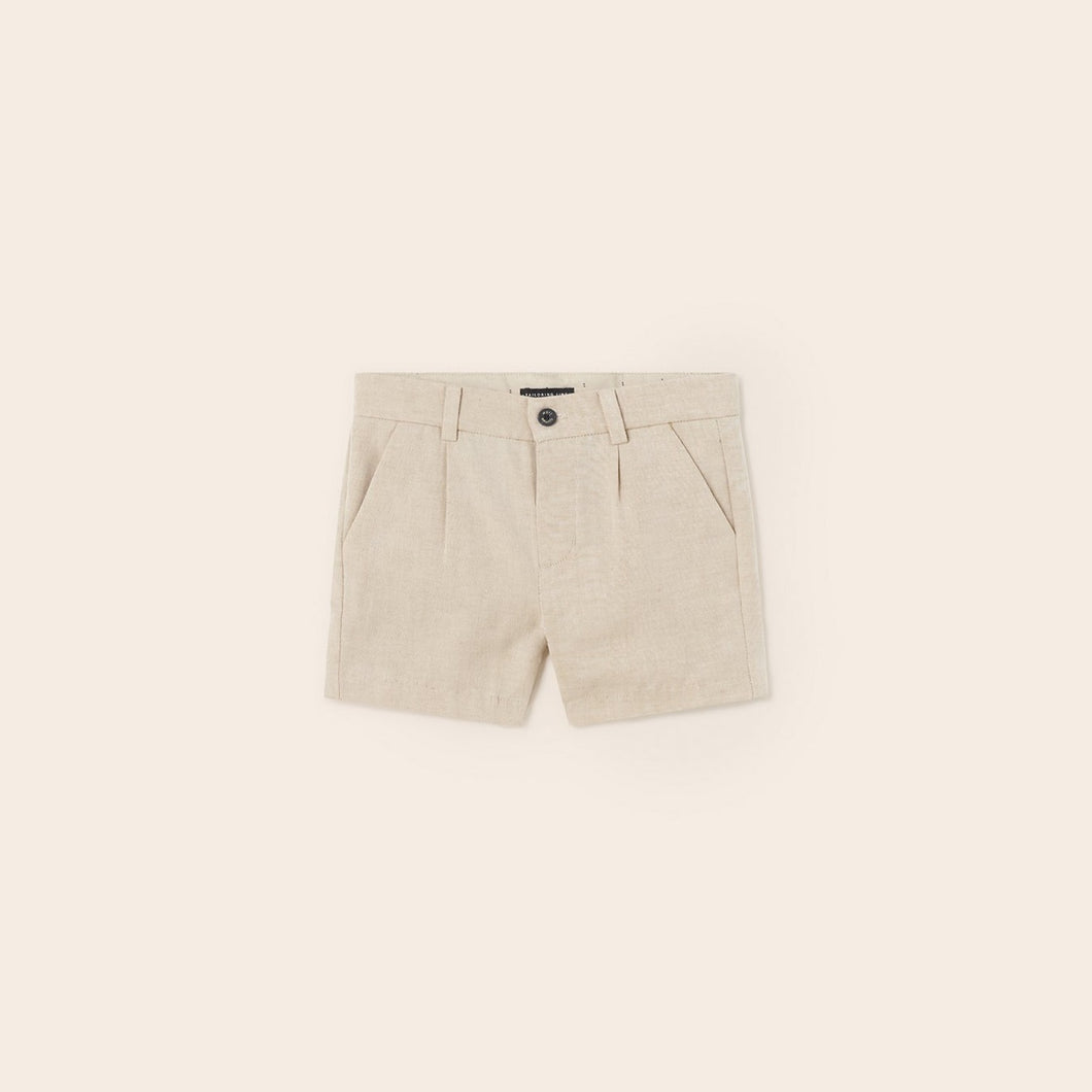 Mayoral Toddler Boy Linen Ceremony Shorts