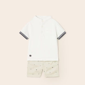 Mayoral Toddler Boy Polo & Shorts Set