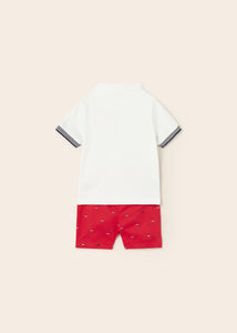 Mayoral Toddler Boy Polo & Shorts Set