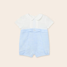 Load image into Gallery viewer, Mayoral Newborn Boy Ceremony Linen Romper
