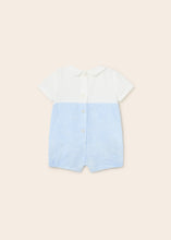 Load image into Gallery viewer, Mayoral Newborn Boy Ceremony Linen Romper
