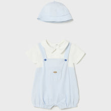 Load image into Gallery viewer, Mayoral Newborn Boy Romper with Hat Set
