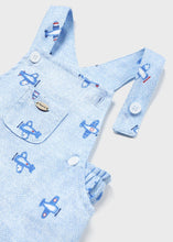 Load image into Gallery viewer, Mayoral Newborn Boy Shortalls &amp; Tshirt Set

