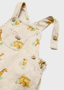 Mayoral Newborn Boy Shortalls & Tshirt Set