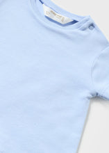 Load image into Gallery viewer, Mayoral Newborn Boy Striped Shortalls &amp; Tshirt Set
