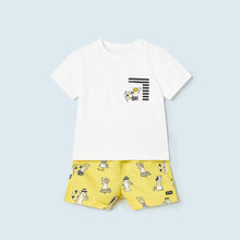 Load image into Gallery viewer, Mayoral Toddler Boy Tshirt &amp; Swimsuit Set
