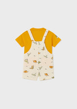 Load image into Gallery viewer, Mayoral Toddler Boy Tshirt &amp; Short Overalls Set
