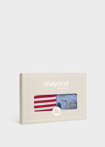 Mayoral Newborn Boy 2-piece Romper Set