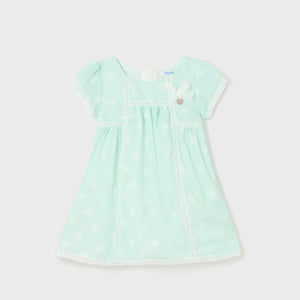 Mayoral Toddler Girl Polka Dot Ceremony Dress