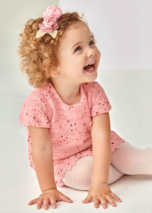 Mayoral Toddler Girl Eyelet Ceremony Dress