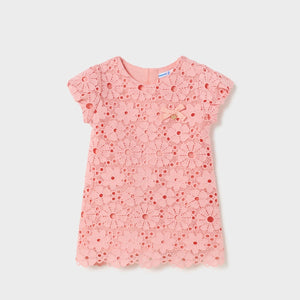 Mayoral Toddler Girl Eyelet Ceremony Dress