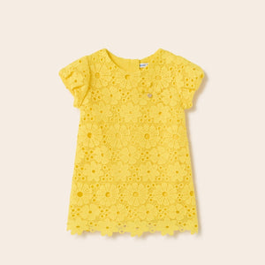 Mayoral Toddler Girl Eyelet Ceremony Dress