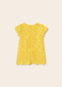 Mayoral Toddler Girl Eyelet Ceremony Dress