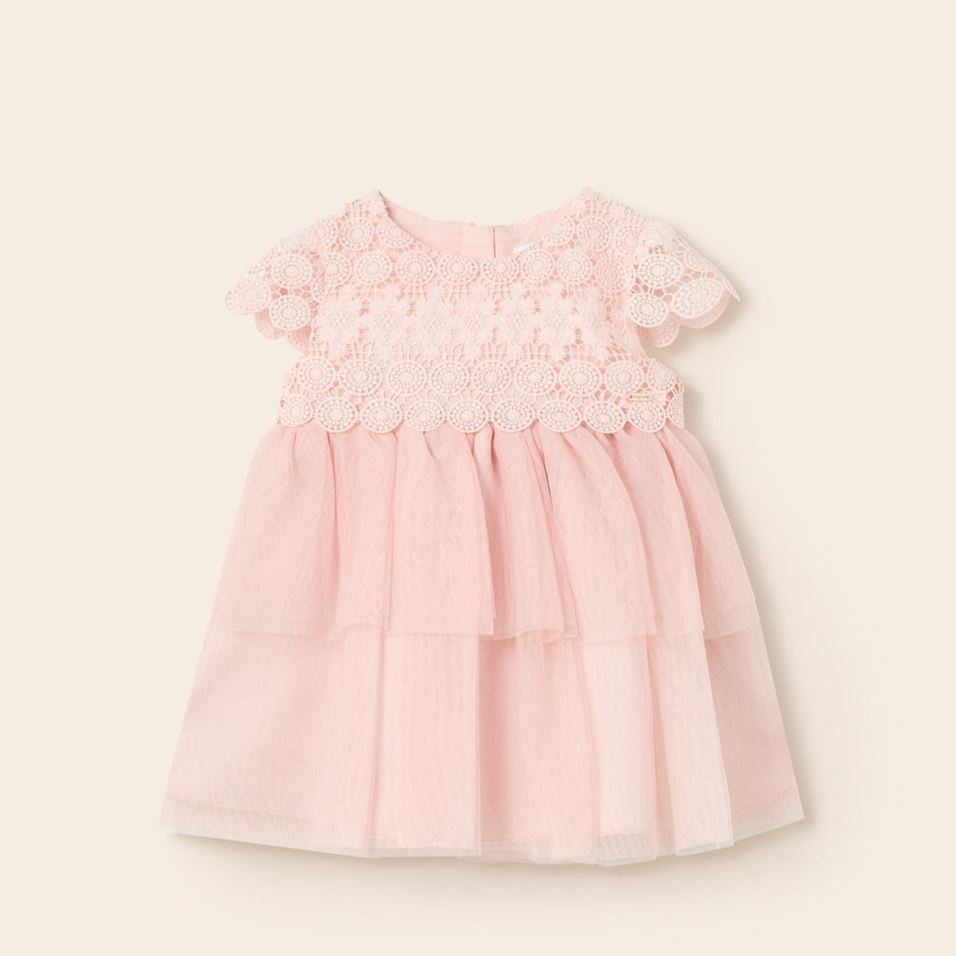 Mayoral Toddler Girl Eyelet Ceremony Dress