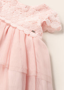 Mayoral Toddler Girl Eyelet Ceremony Dress