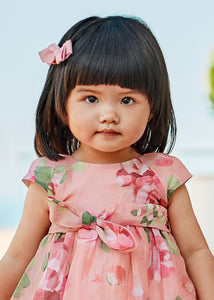 Mayoral Toddler Girl Linen Ceremony Dress