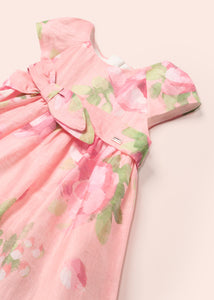 Mayoral Toddler Girl Linen Ceremony Dress