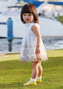 Mayoral Toddler Girl Eyelet Embroidered Dress