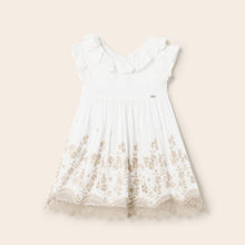 Load image into Gallery viewer, Mayoral Toddler Girl Eyelet Embroidered Dress
