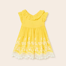 Load image into Gallery viewer, Mayoral Toddler Girl Eyelet Embroidered Dress
