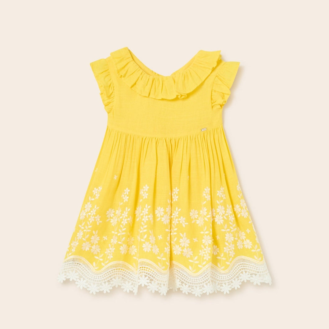 Mayoral Toddler Girl Eyelet Embroidered Dress