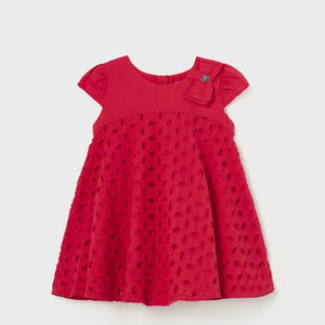 Mayoral Toddler Girl Eyelet Ceremony Dress