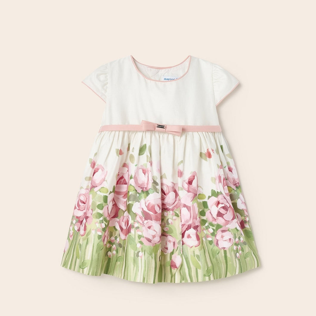 Mayoral Toddler Girl Printed Ceremony Dress