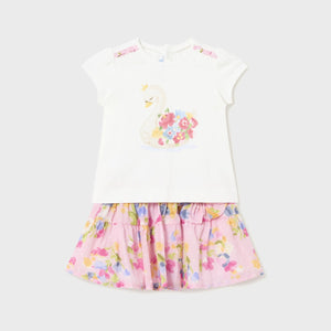 Mayoral Toddler Girl Floral Skirt & Top Set