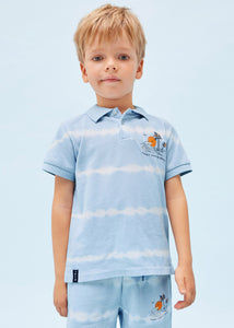 Mayoral Boy Tie Dye Polo Shirt