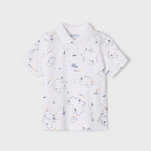 Load image into Gallery viewer, Mayoral Boy Small Print Polo Shirt
