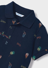 Load image into Gallery viewer, Mayoral Boy Small Print Polo Shirt
