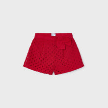 Load image into Gallery viewer, Mayoral Girl Eyelet Shorts
