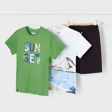 Load image into Gallery viewer, Mayoral Boy 3-piece Tshirt &amp; Shorts Set
