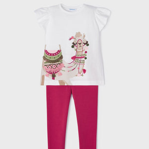 Mayoral Girl Leggings & Tshirt Set