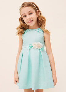 Mayoral Girl Ceremony Dress with a Flower