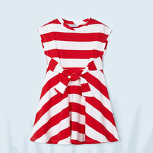 Load image into Gallery viewer, Mayoral Girl Striped Cotton Dress
