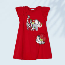 Load image into Gallery viewer, Mayoral Girl Jersey Applique Dress with a Purse

