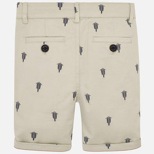 Mayoral Jacquard Chino Shorts