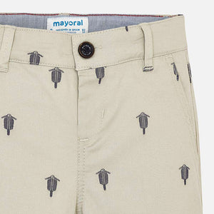 Mayoral Jacquard Chino Shorts